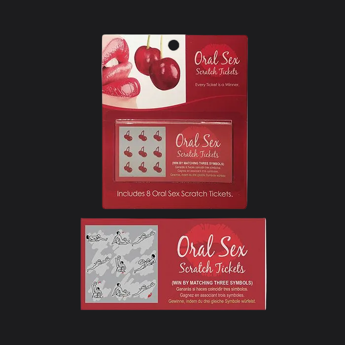 Oral Sex Scratch Tickets