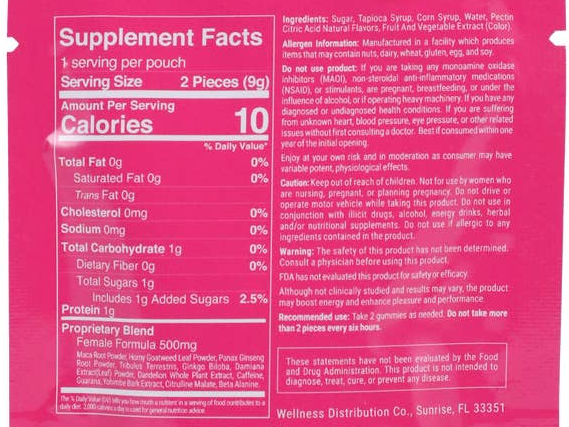 Love Bites Female Enhancement Gummies