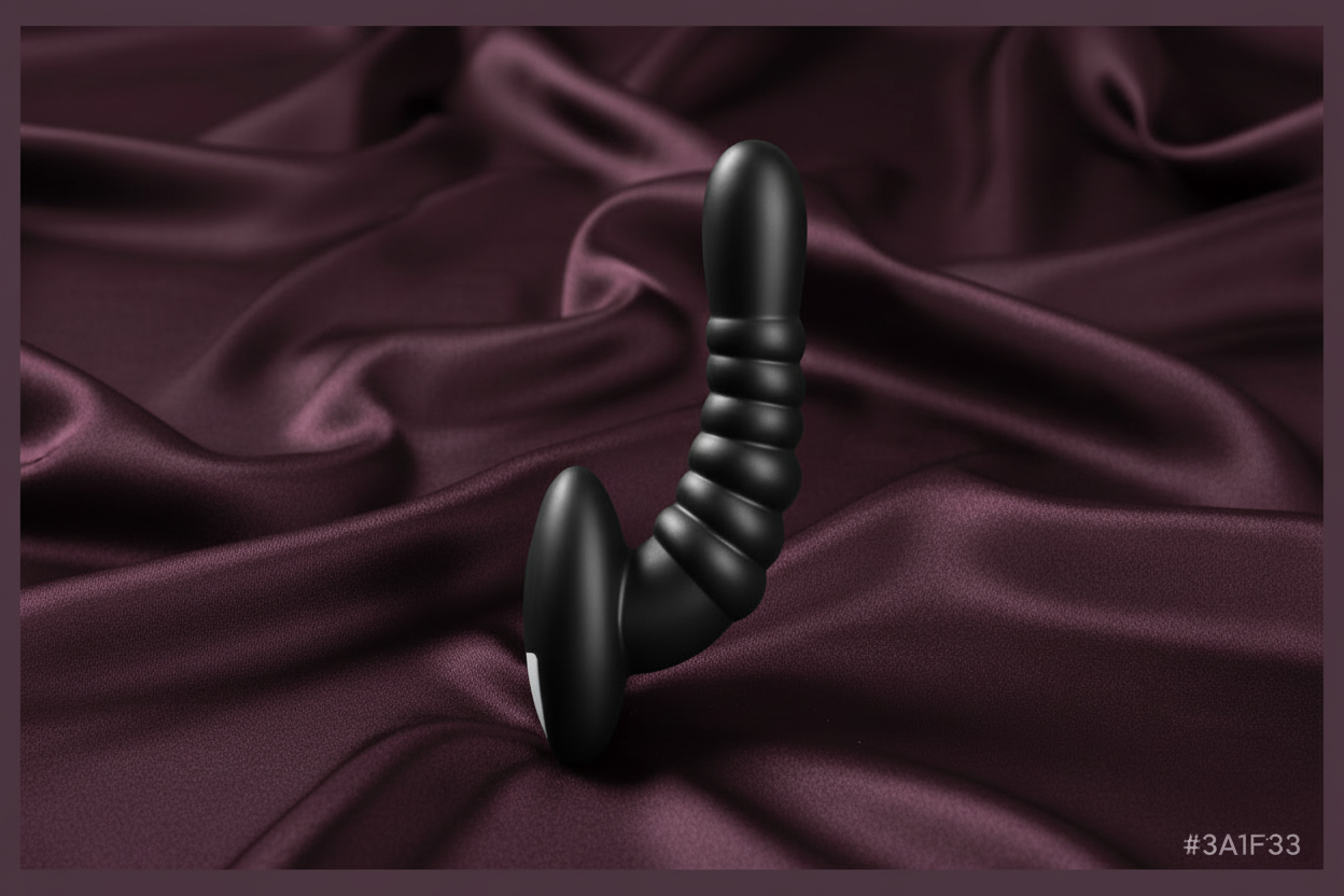 Ribbed Pro Vibrating Anal Massager