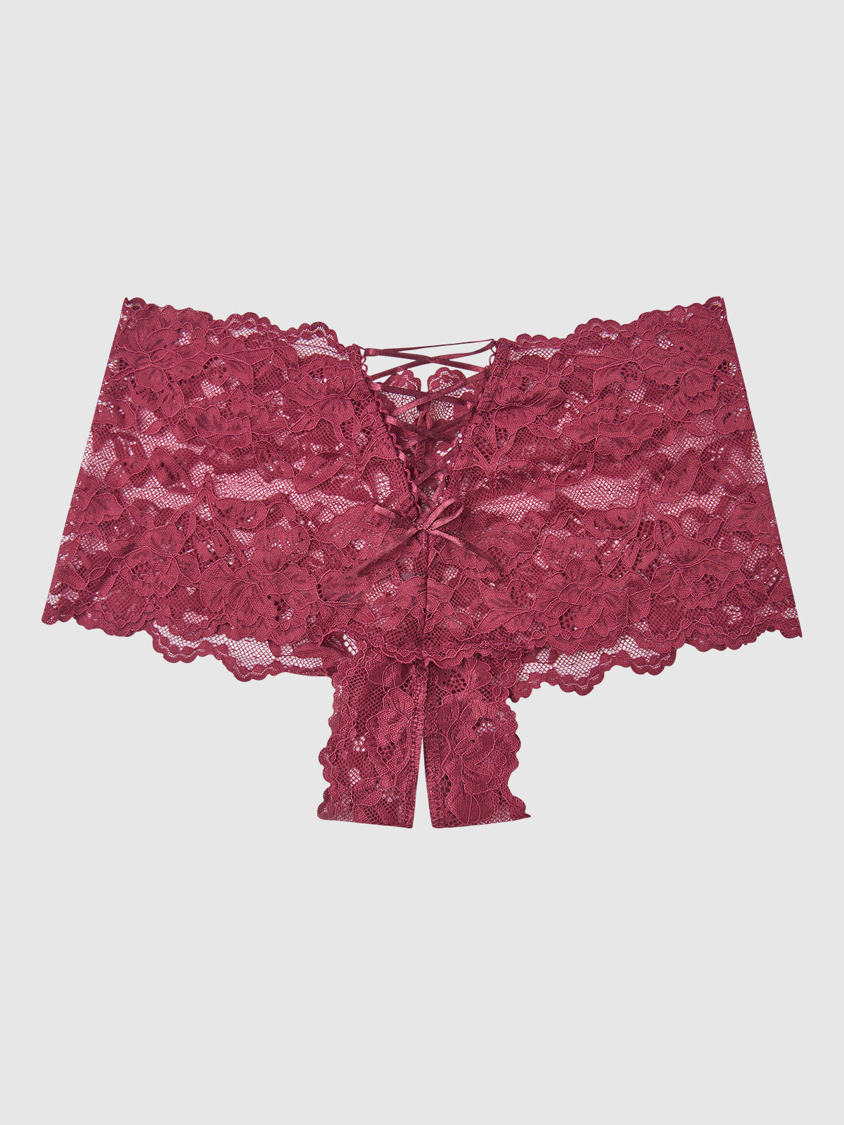 BELLA LACE CROTCHLESS CHEEKY