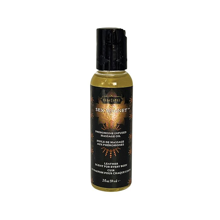 Sex Magnet Pheromone Massage Oil - Leather
