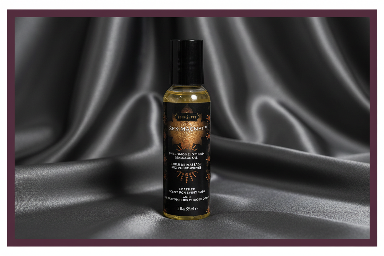 Sex Magnet Pheromone Massage Oil - Leather