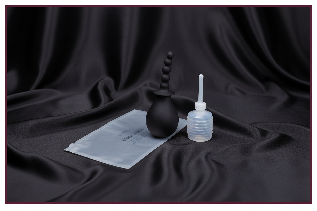 4 Pc Soft Squeeze Beaded Anal Douche Set