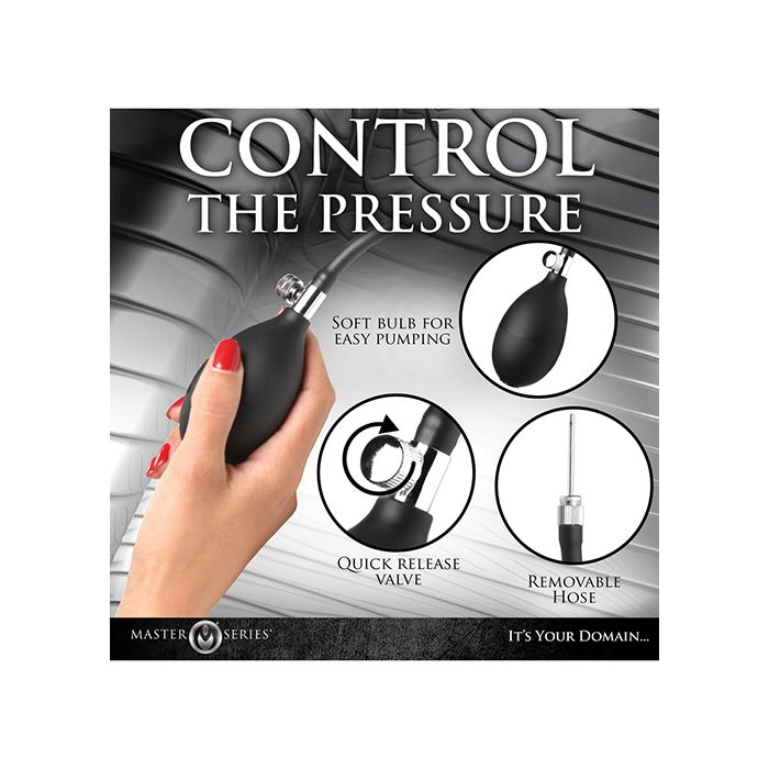 Weighted Inflatable Silicone Anal Plug