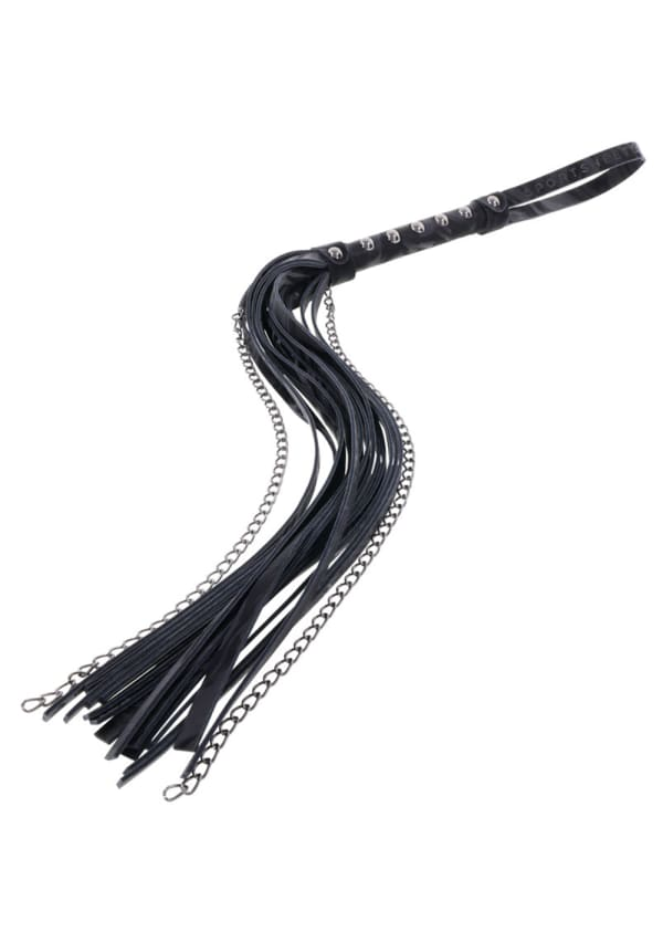 Velvet Noir Chain Flogger