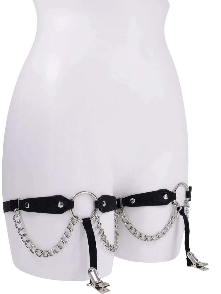 Chain Lace Garters