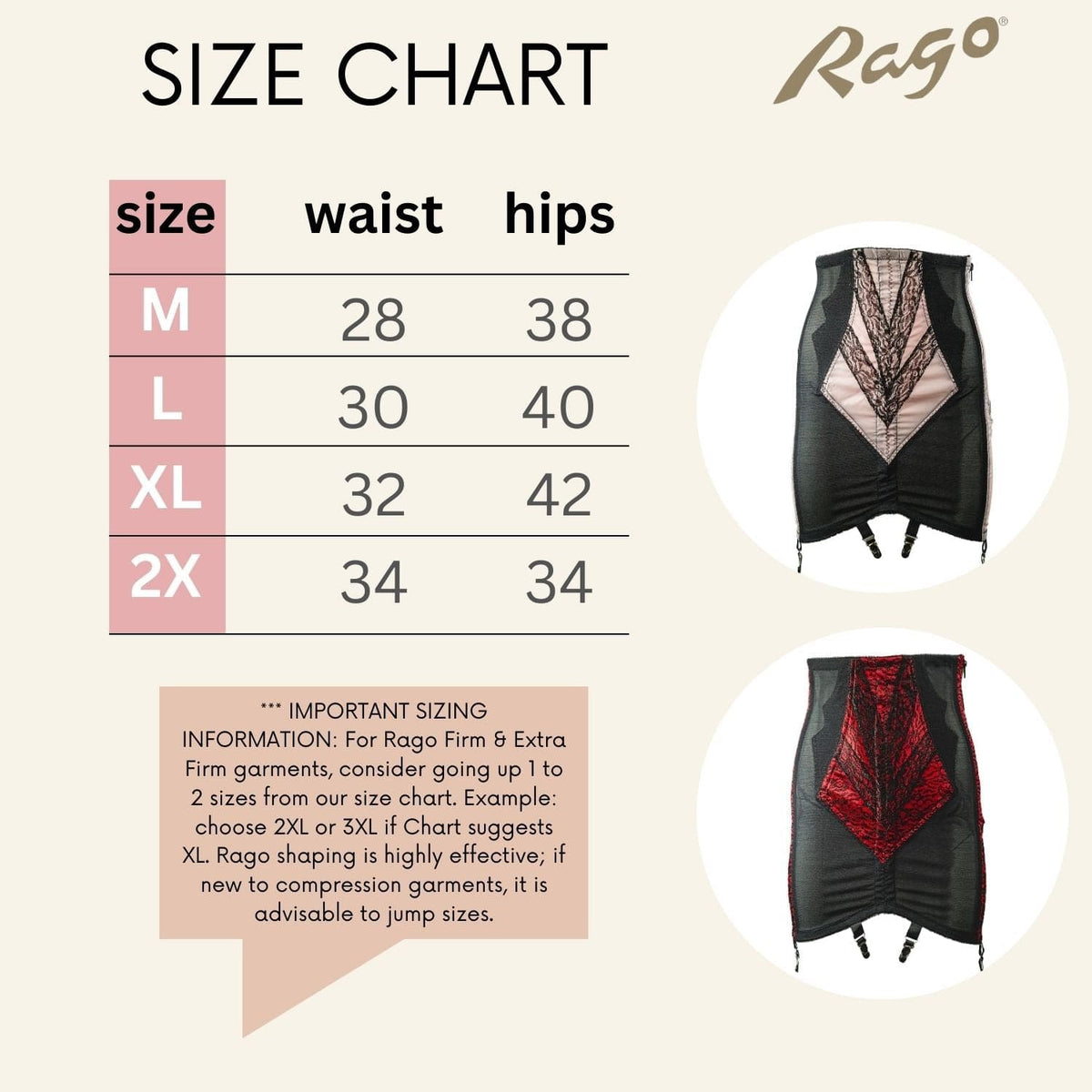 High Waist Open Bottom Girdle | Extra Firm Shaping | Side Zipper + Hook Closure