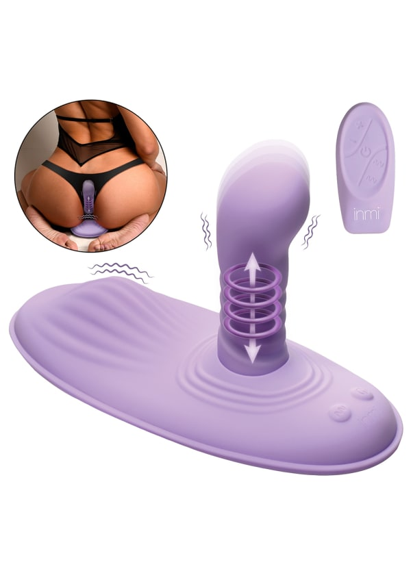 Thrust 'N' Grind Thrusting and Vibrating Silicone Grinder