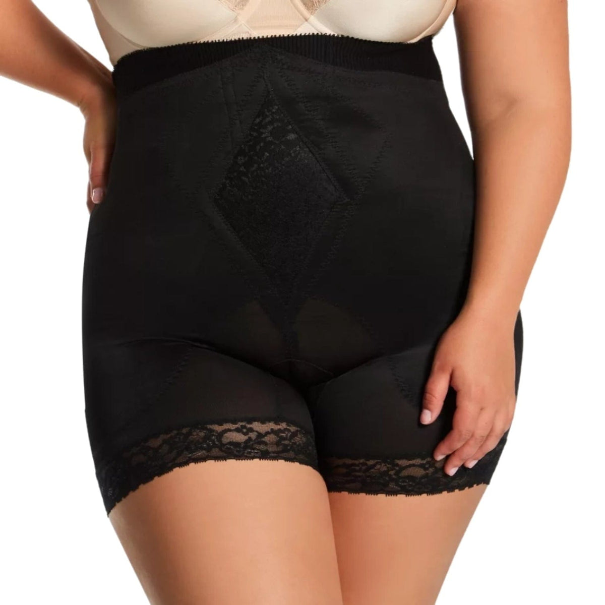 High Waist Medium Control Thigh Slimmer | No Top Roll