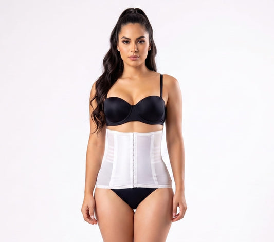Style 821 | Shapette Powermesh Satin Panel Waist Cincher