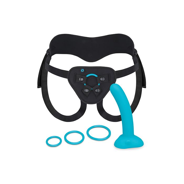 Every Body Strap-On Harness Set With 6" Silicone Dildo Peg