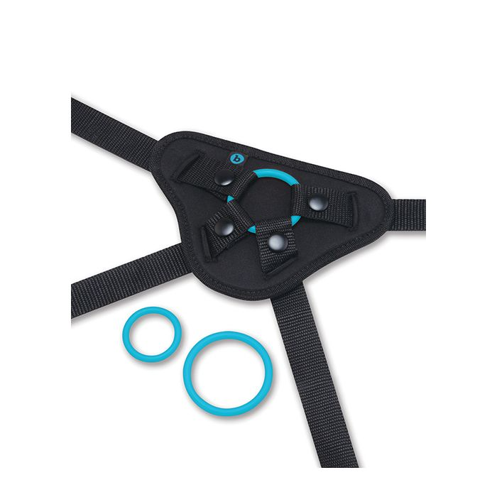 Every Body Strap-On Harness Set With 6" Silicone Dildo Peg