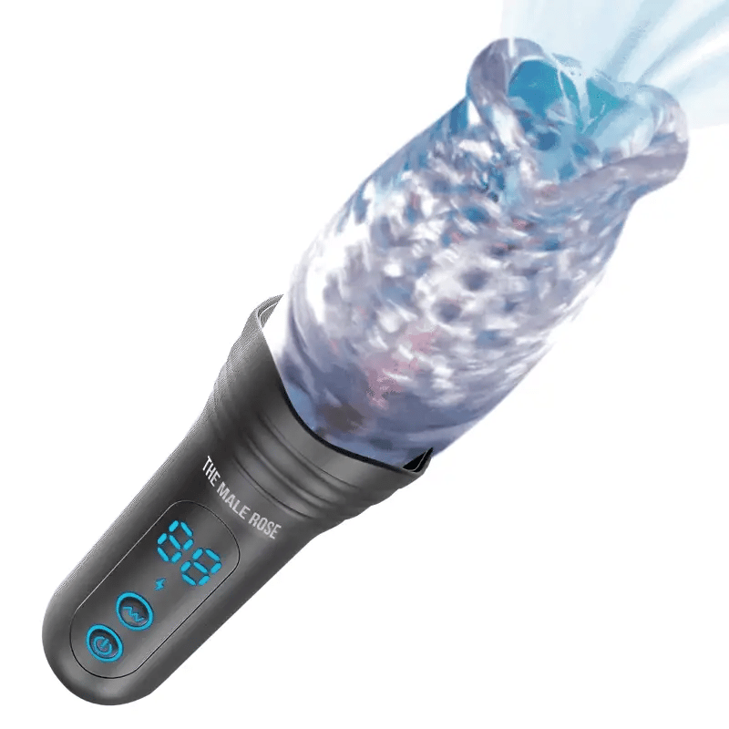 Male Rose Pro Thrusting Rotating & Vibrating 3D Masturbator