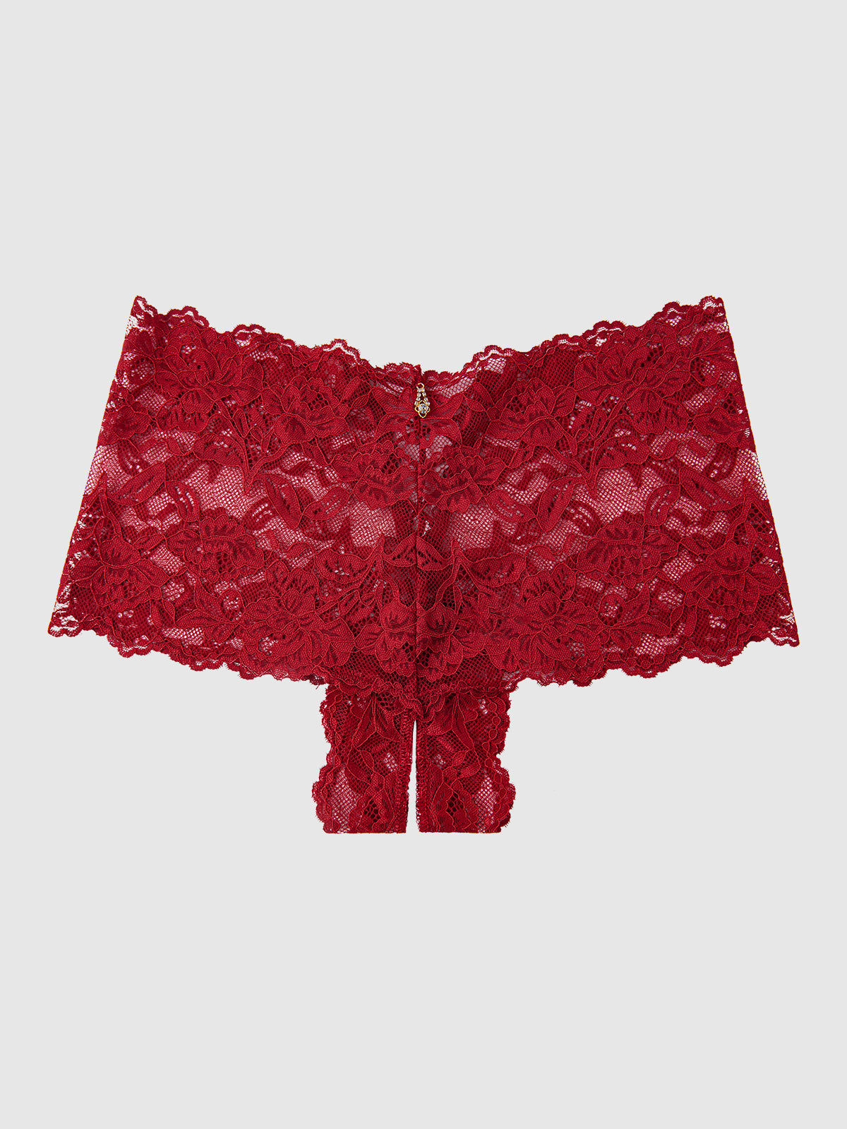 BELLA LACE CROTCHLESS CHEEKY