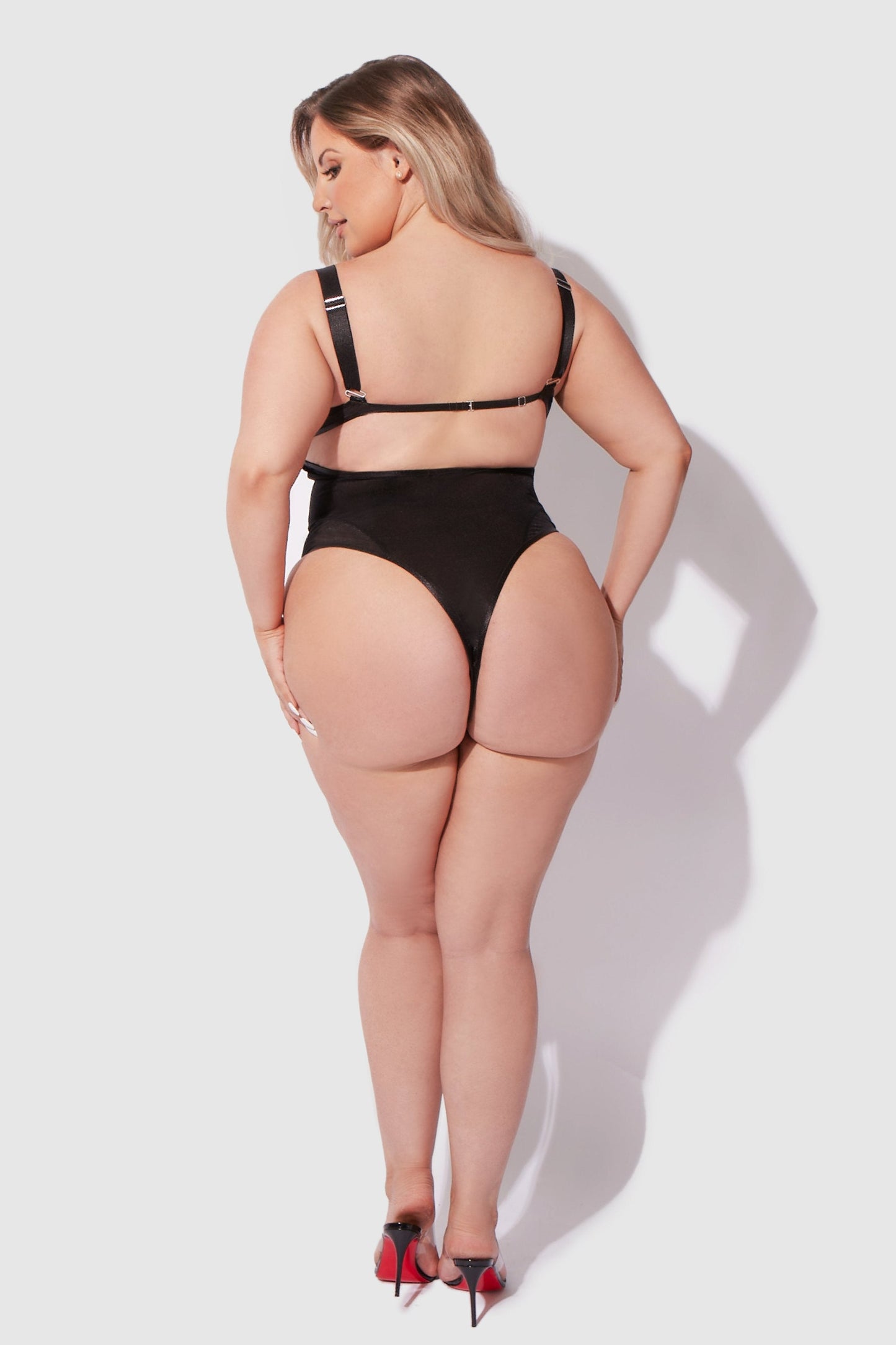 YVONE SHIMMER MESH BODYSUIT