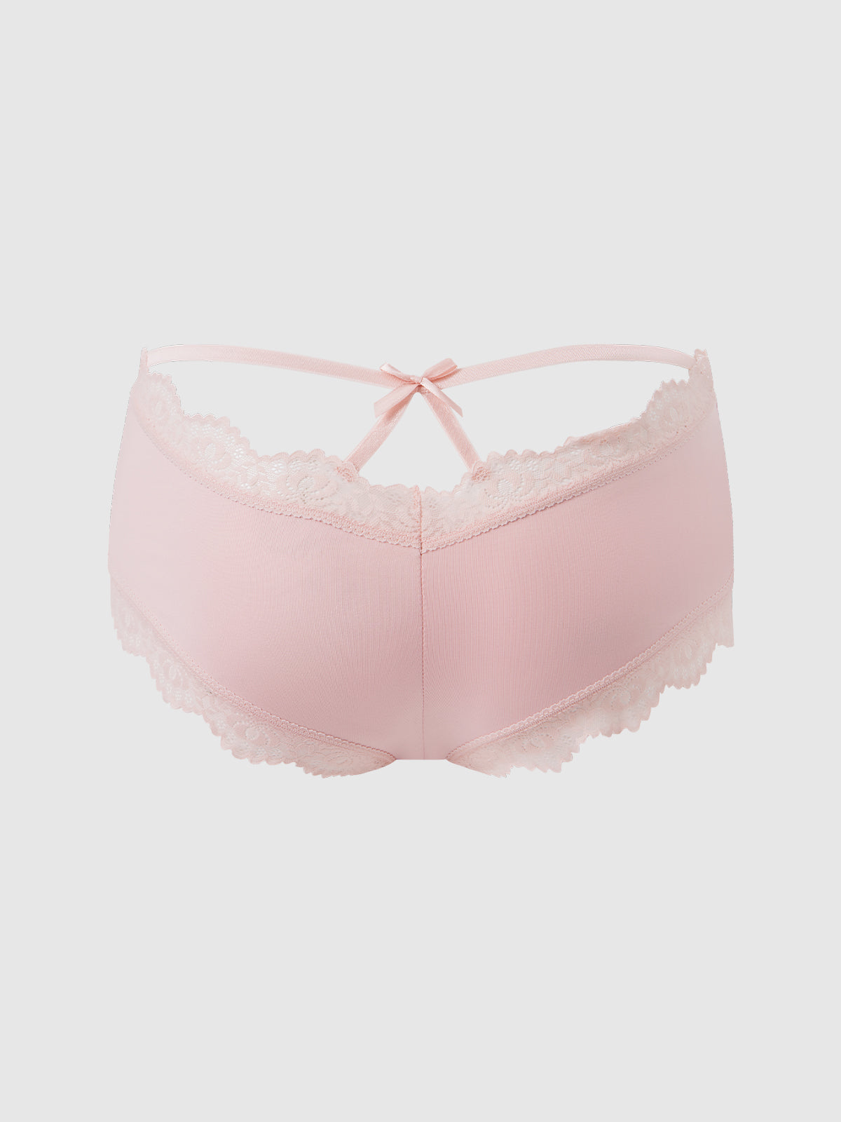 VERA MICRO & LACE TRIM STRAPPY BACK CHEEKY