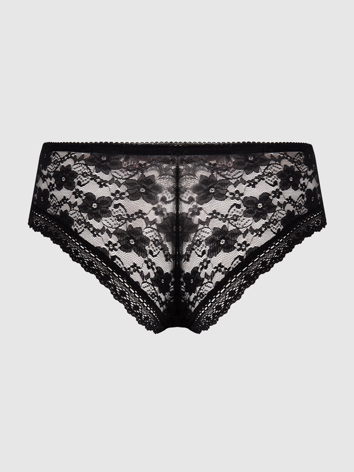 CAITLIN LACE CHEEKY WITH MESH LINING