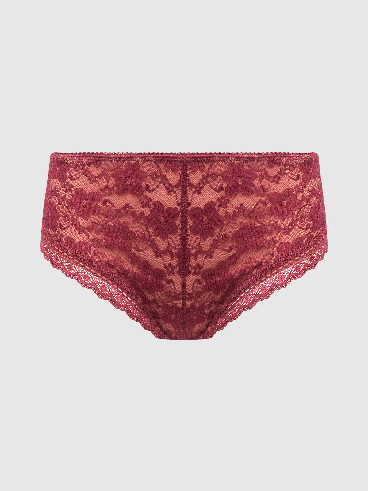 CAITLIN LACE CHEEKY WITH MESH LINING