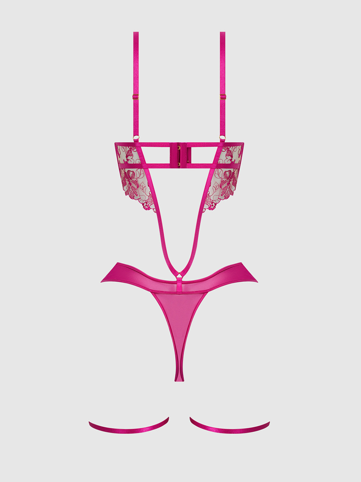 NOVA BLACKLIGHT LACE TEDDY