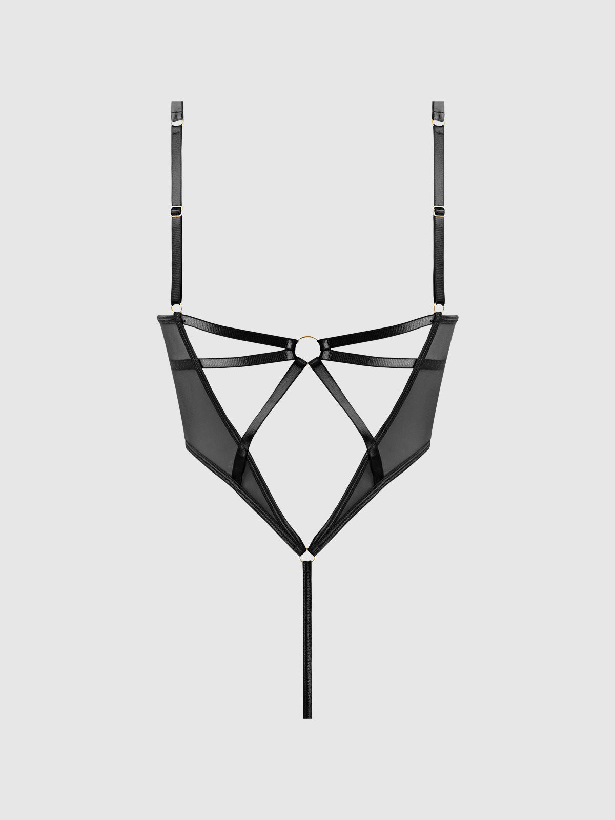 RAQUEL MESH & SILKY MICRO UNDERWIRE BODYSUIT