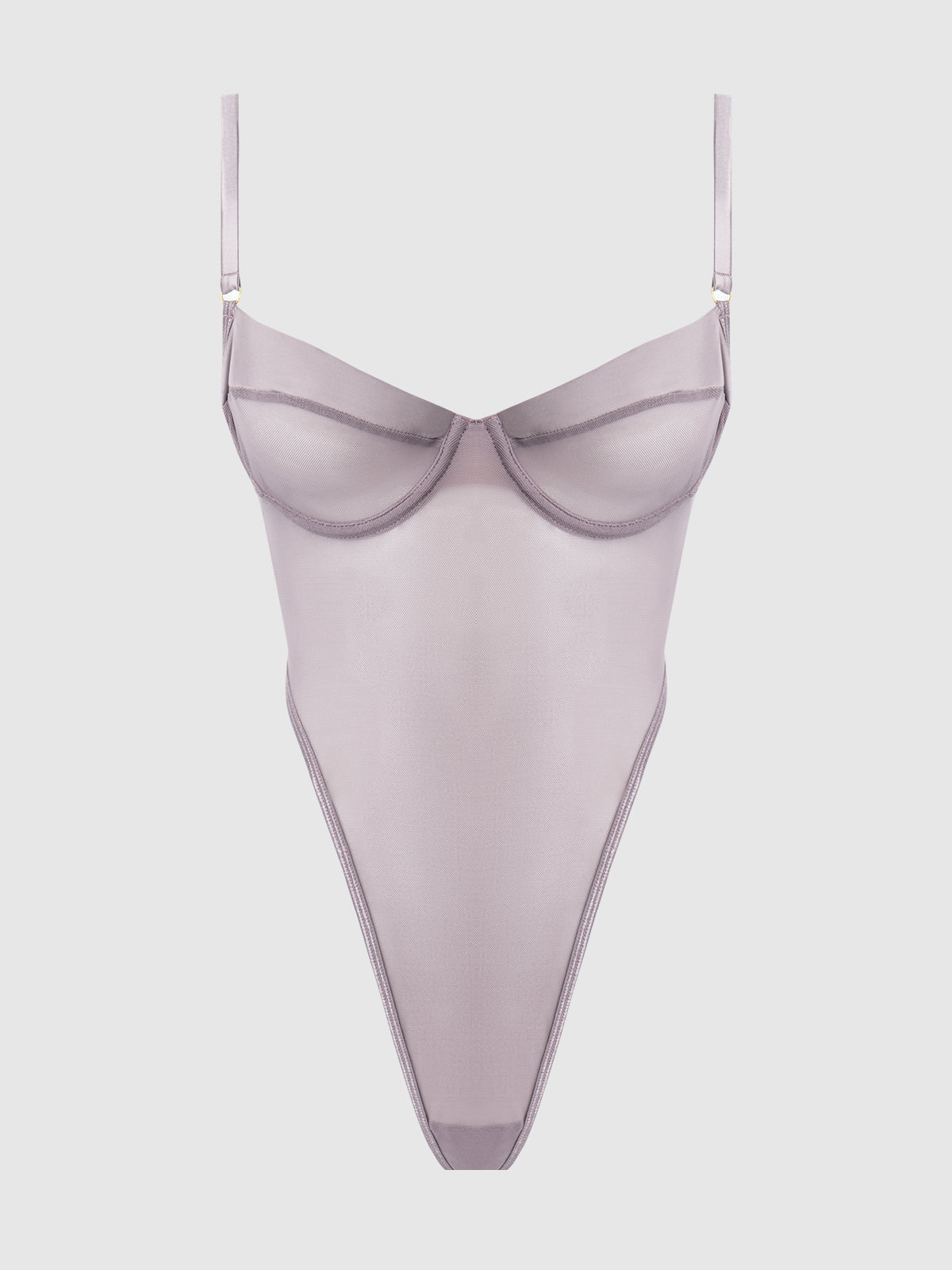RAQUEL MESH & SILKY MICRO UNDERWIRE BODYSUIT
