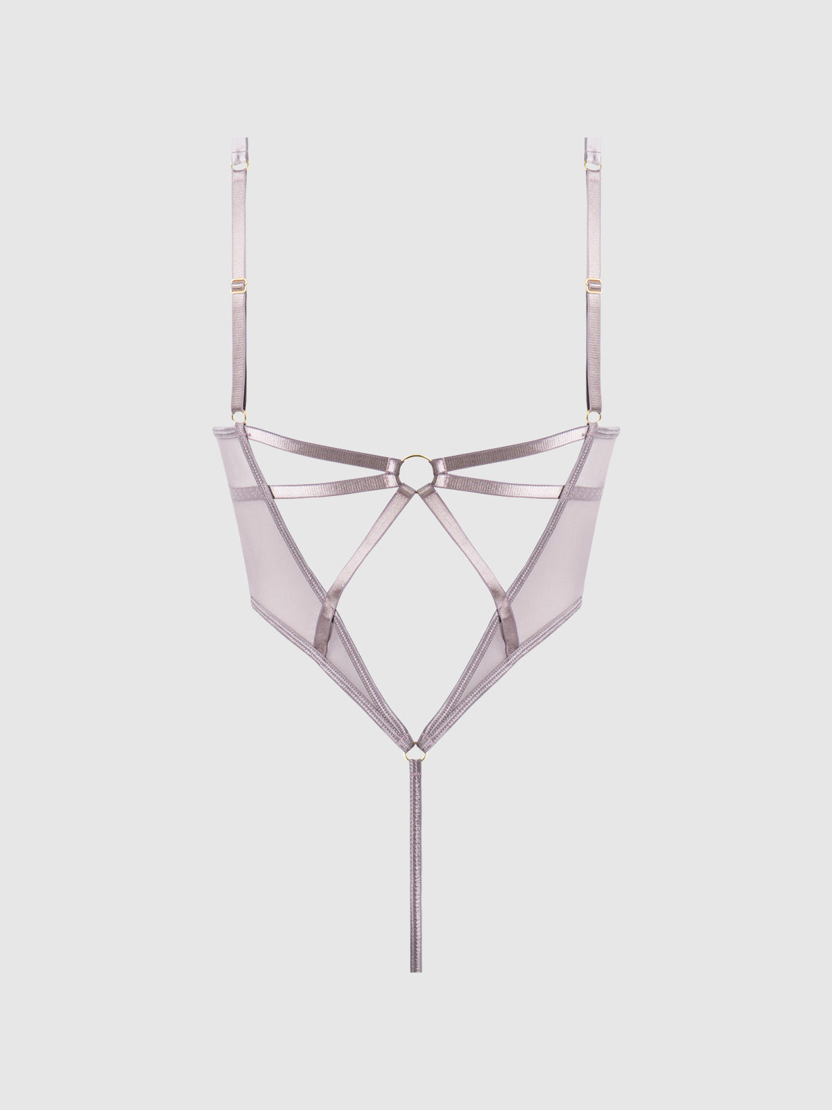 RAQUEL MESH & SILKY MICRO UNDERWIRE BODYSUIT