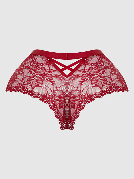 BELLA CRISS CROSS BACK LACE CHEEKY
