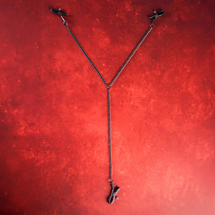 Triple Tease - Adjustable Nipple Clamps and Clit Clamp