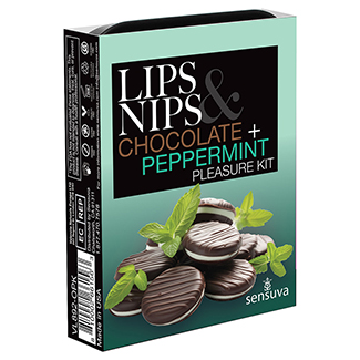 Lips & Nips Chocolate and Peppermint Pleasure Kit
