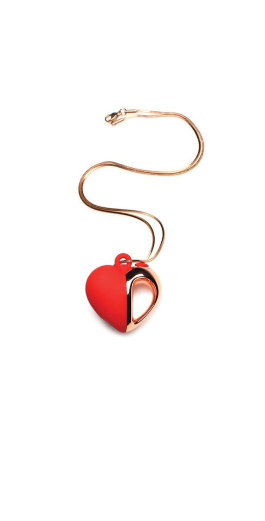 Charmed Vibrating Heart Necklace