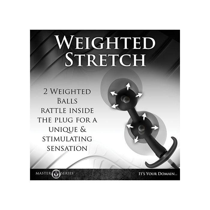 Weighted Inflatable Silicone Anal Plug