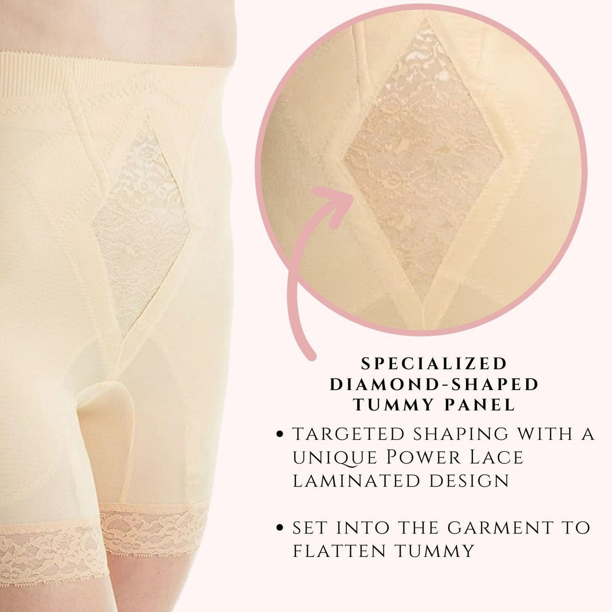 High Waist Medium Control Thigh Slimmer | No Top Roll