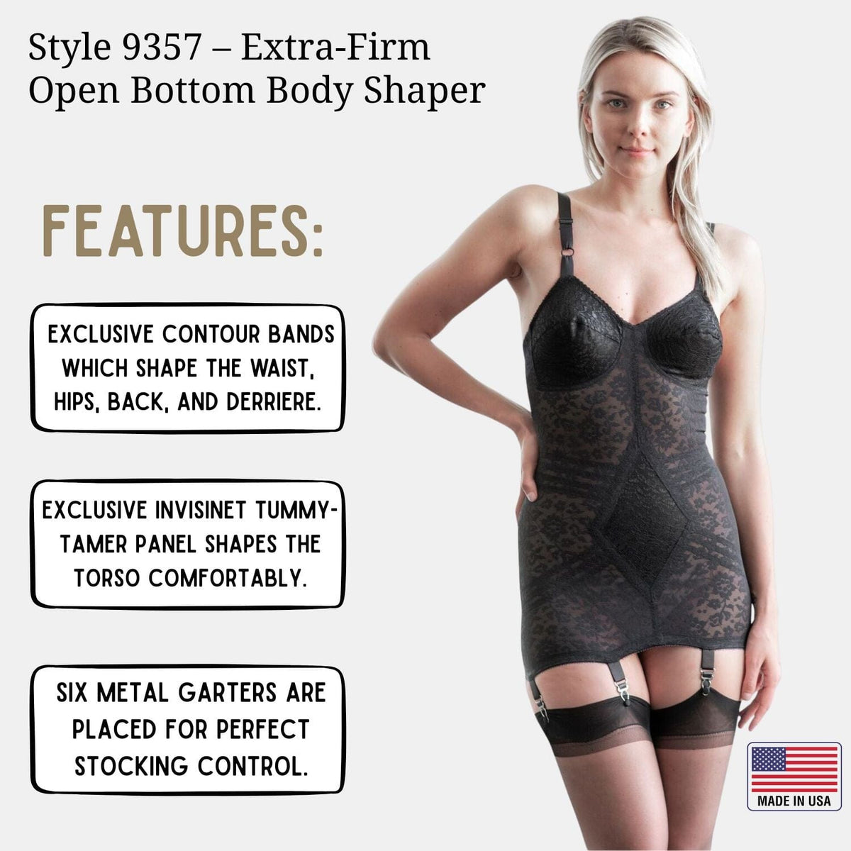 Body Briefer Extra Firm Shaping  - Black
