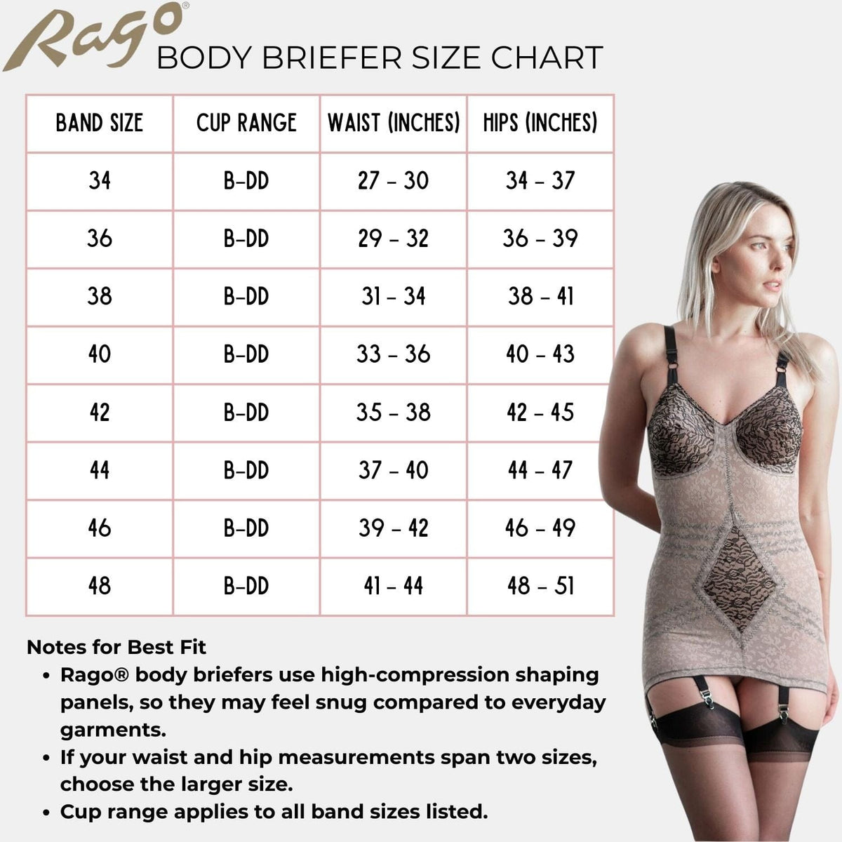 Body Briefer Extra Firm Shaping  - Mocha/Black