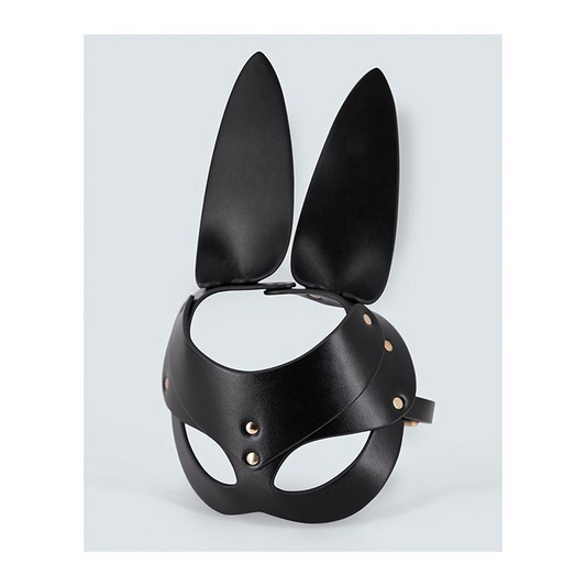 Leather Bunny Mask