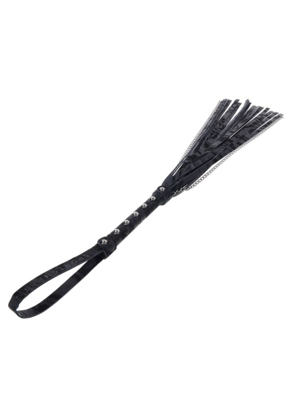 Velvet Noir Chain Flogger