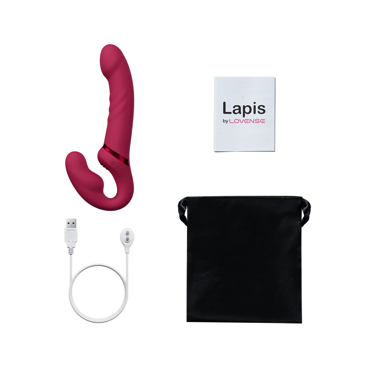 Lapis Vibrating Strapless Strap-On