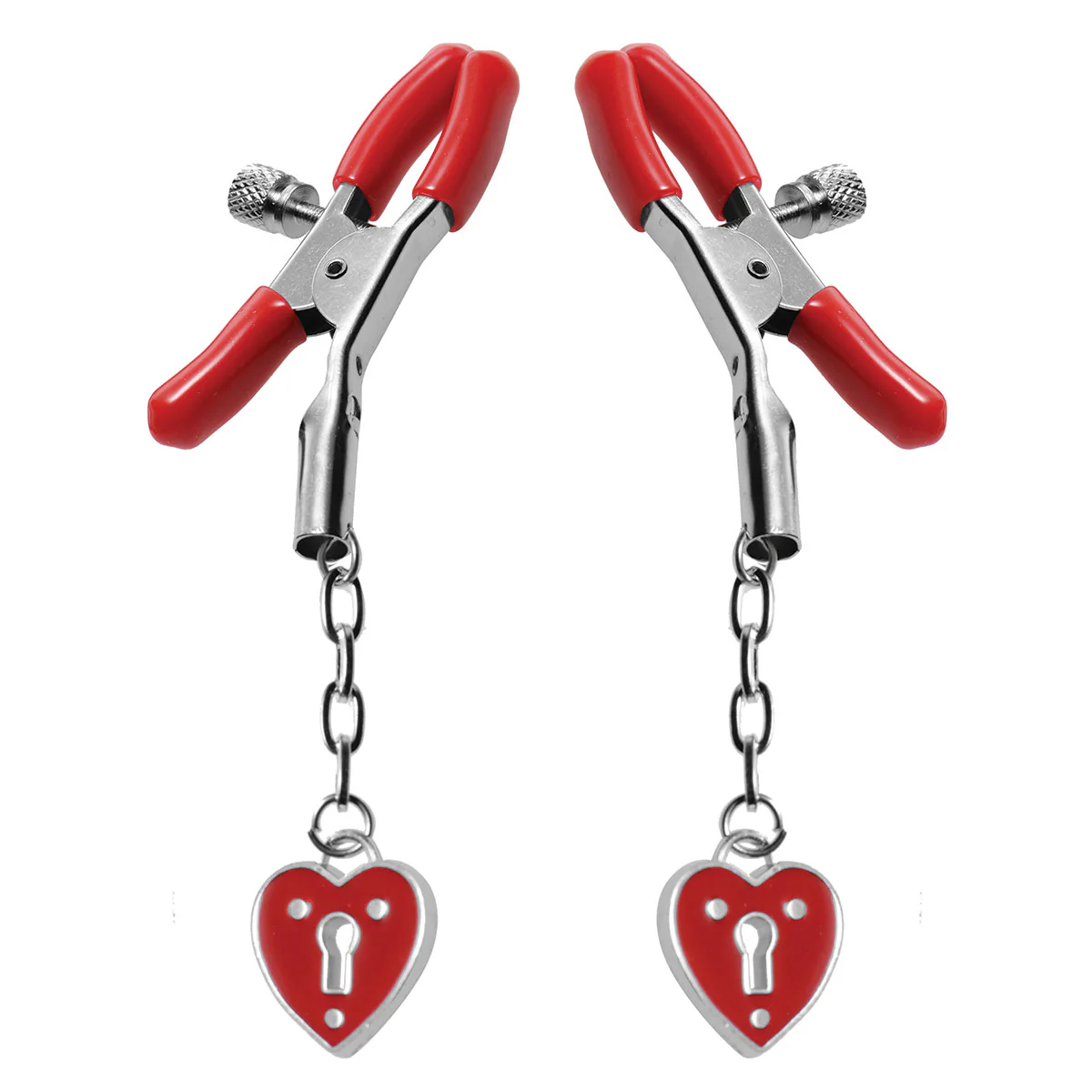 Heart Padlock Nipple Clamps