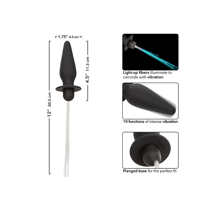 Southern Lights Rechargeable Vibrating Light Up Anal