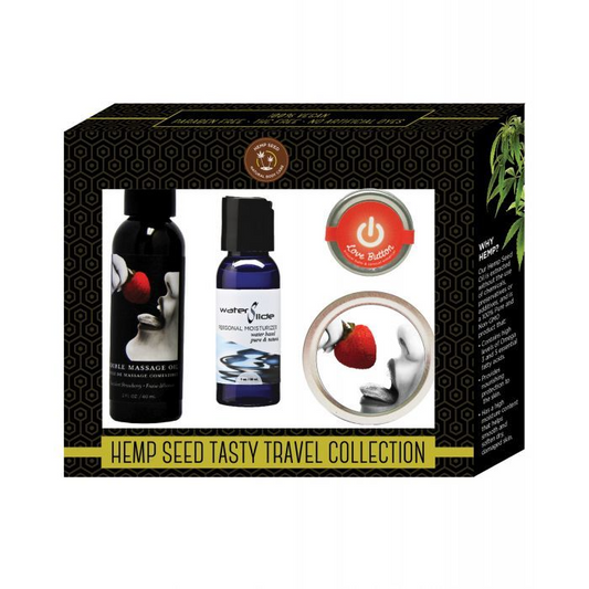 Hemp Seed Tasty Travel Collection - Strawberry